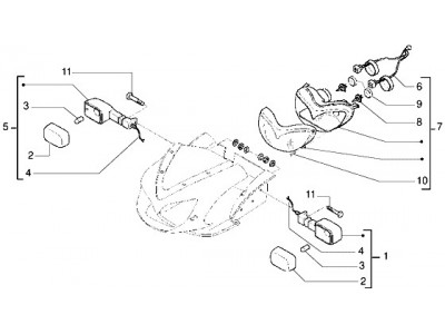 Προβολέας - φλας εμπρός